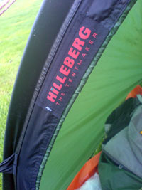 Hilleberg Akto pitched at Crowden Campsite