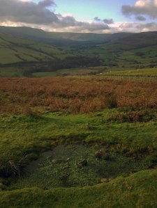 A view up the Vale of Edale above Hope
