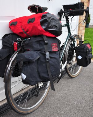 Thorn Club Tour loaded with Caradice panniers